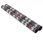 Tree-Free Paper Gift Wrap – Purple Denim Paper Screen-Printed Elephant Design (Set of 2)