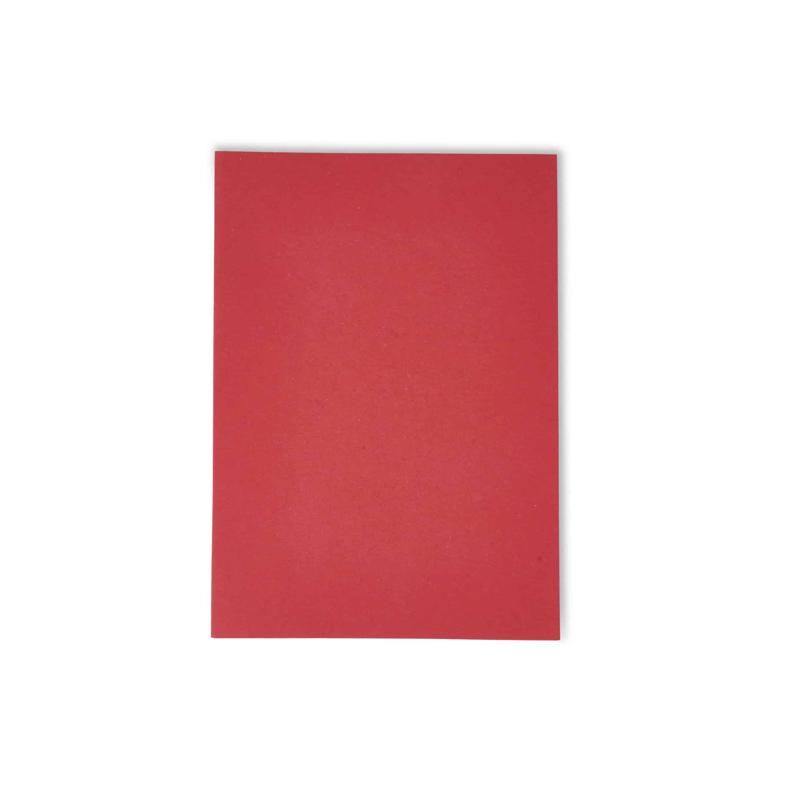 Red Cotton Paper - handmade eco friendly paper - pack of 24 - A4