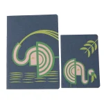 A5 & A6 Set Notebooks – Denim paper Elephant Print