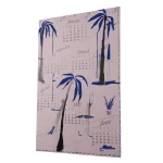 2025 Eco-Friendly Calendar - Pink Cotton Paper Screen/Digital Combo (A3)