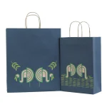 Paper Gift Bags – Denim Elephant Print Offset Print L&M (Set of 2)