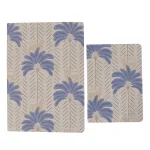 A5 & A6 Set Notebooks – Blue Tree Leopard Design